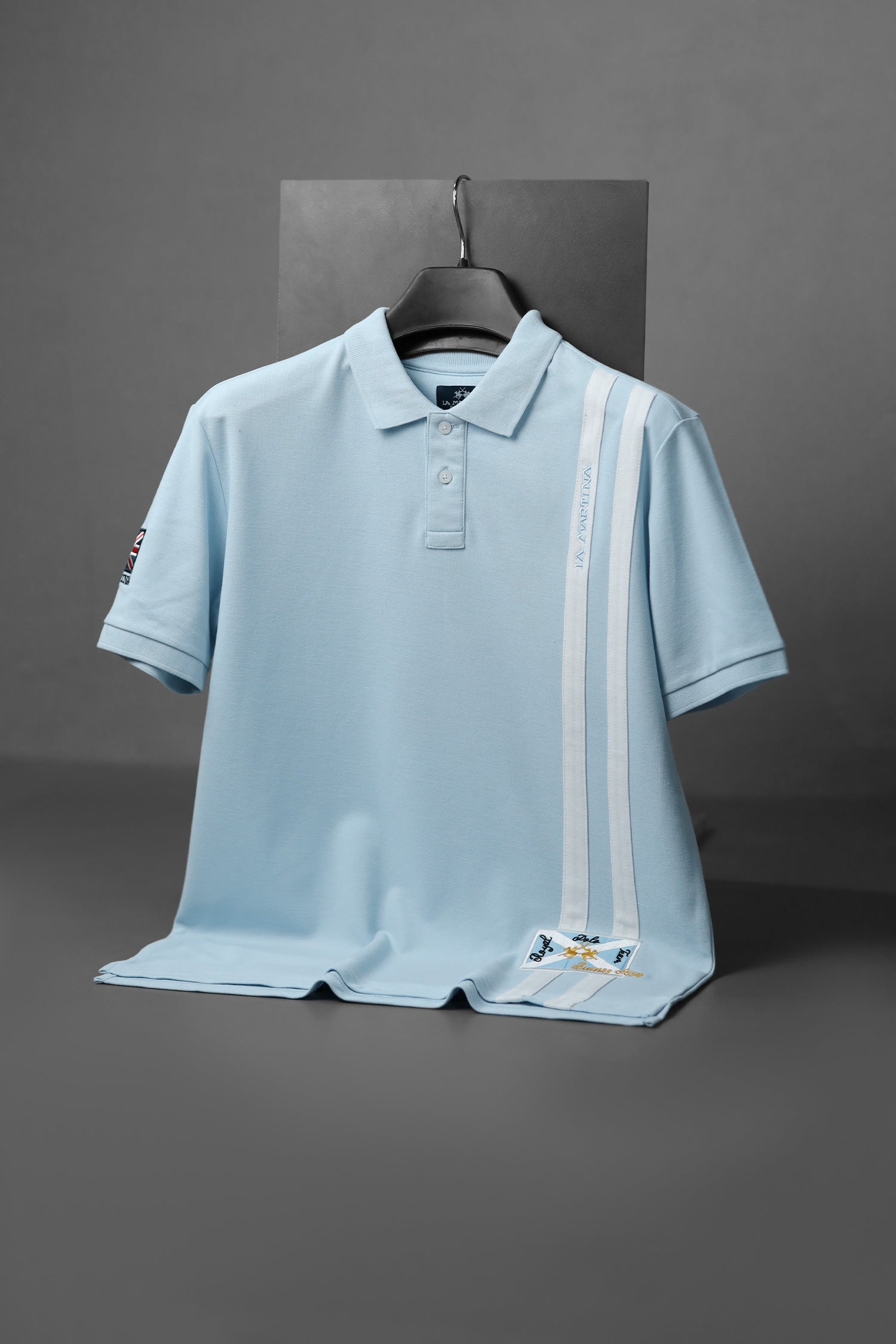 PreviousNext 30% off LA Mrtin Side Striped Style Men's Polo Shirt