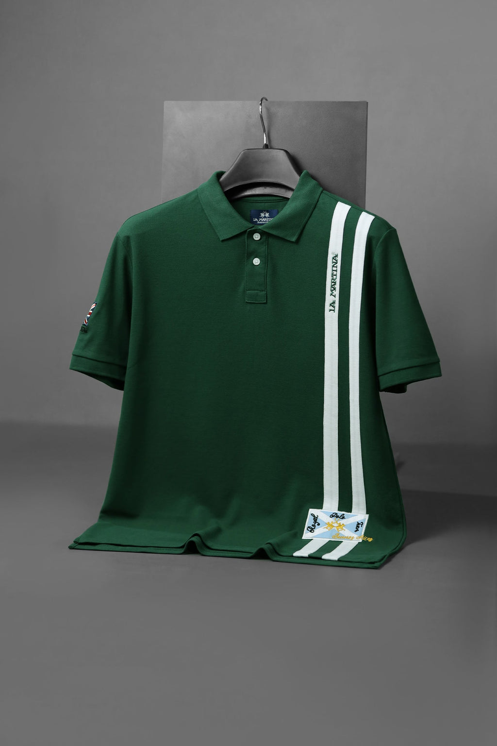 PreviousNext 30% off LA Mrtin Side Striped Style Men's Polo Shirt