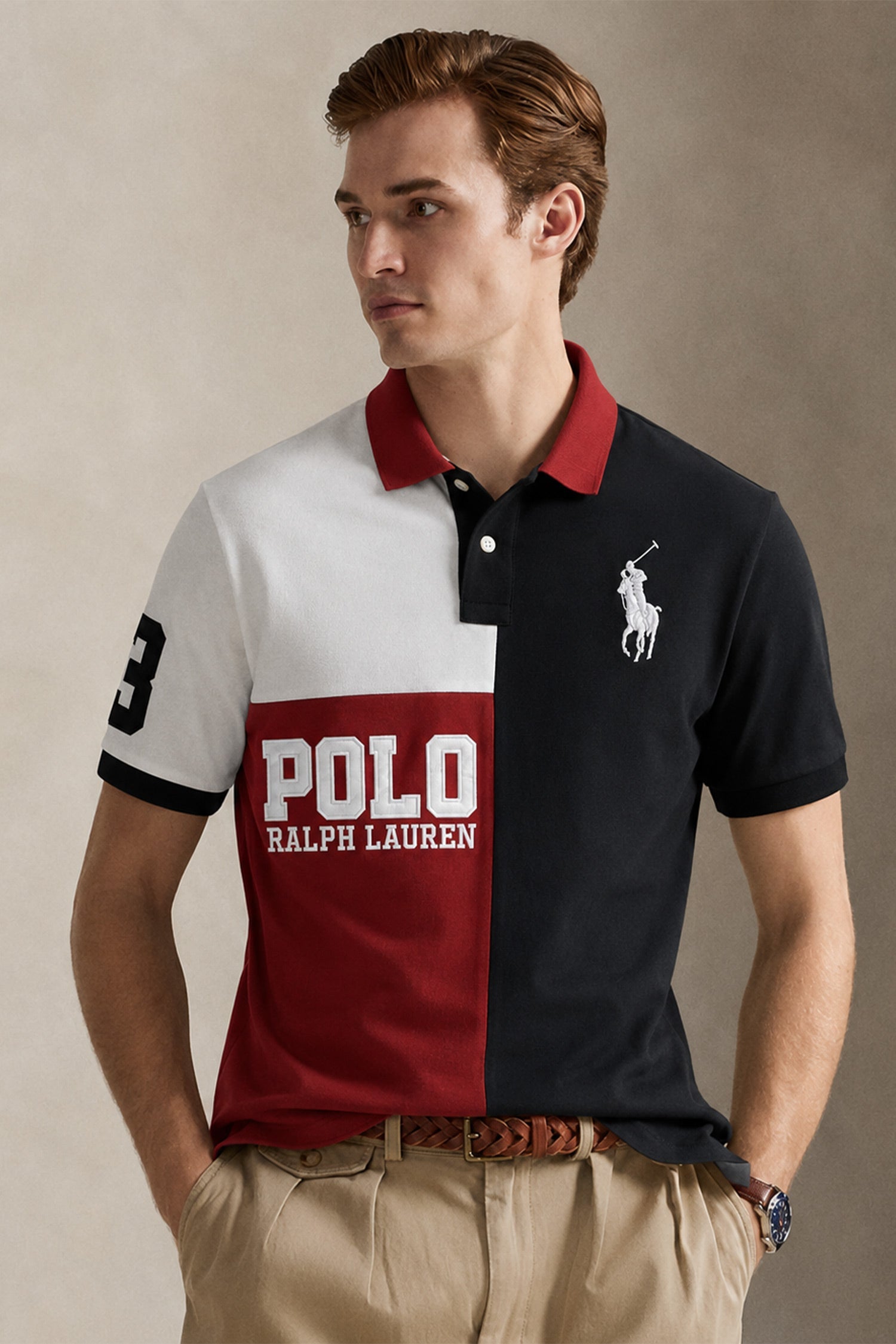 Previous Next  Skip to product information PreviousNext 30% off Plo Rph Classic Fit Multi-Colour Men's Polo Shirt
