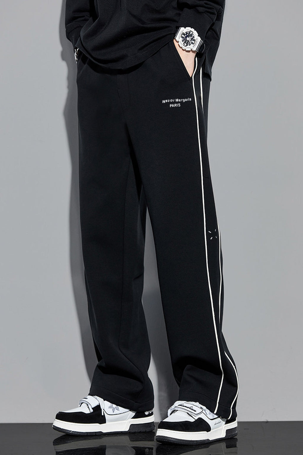 Piping Detailing Loose Bottom Trouser