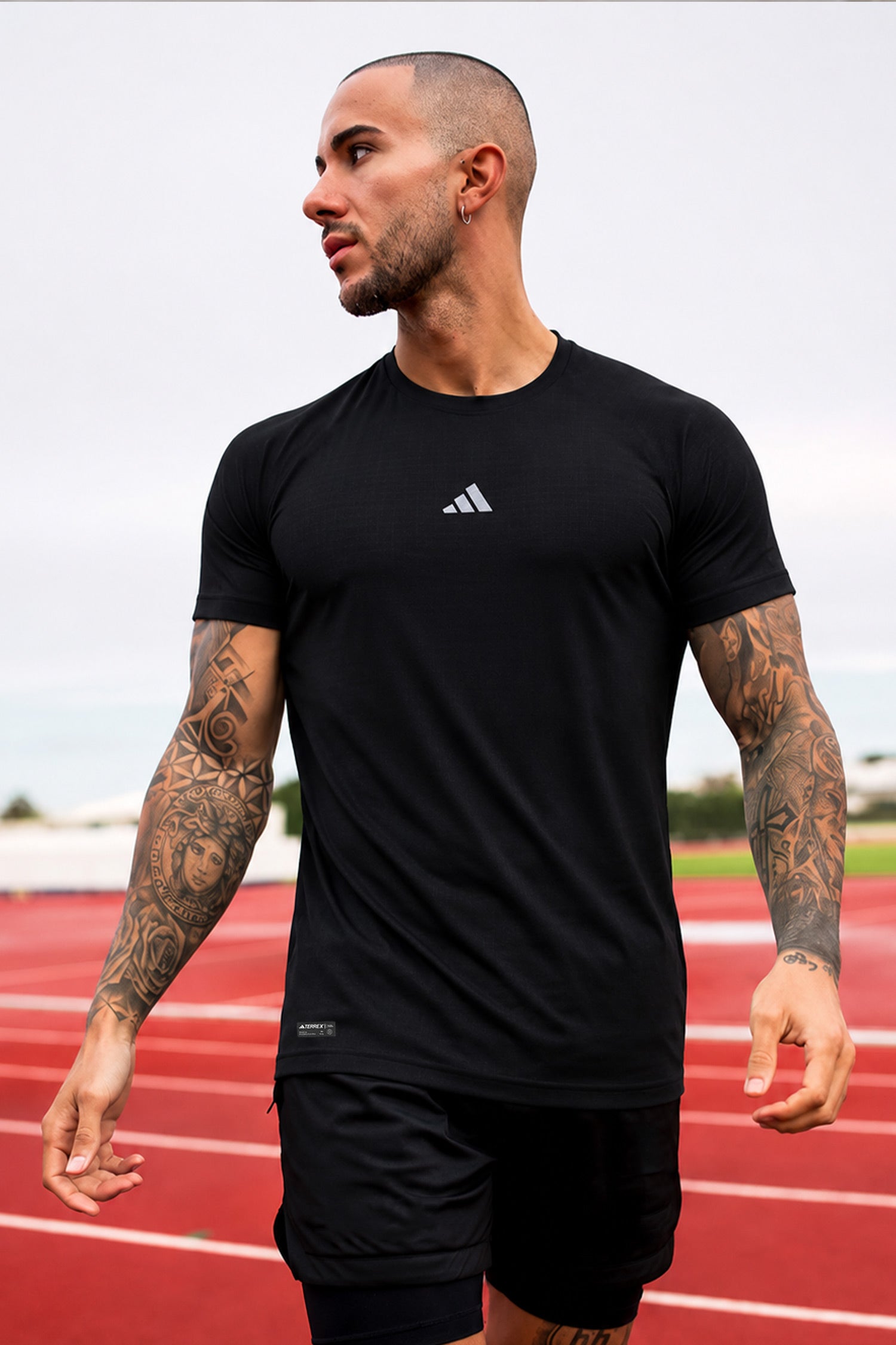 Adds Power 3-Stripes Training Imp Dry-Fit Tee