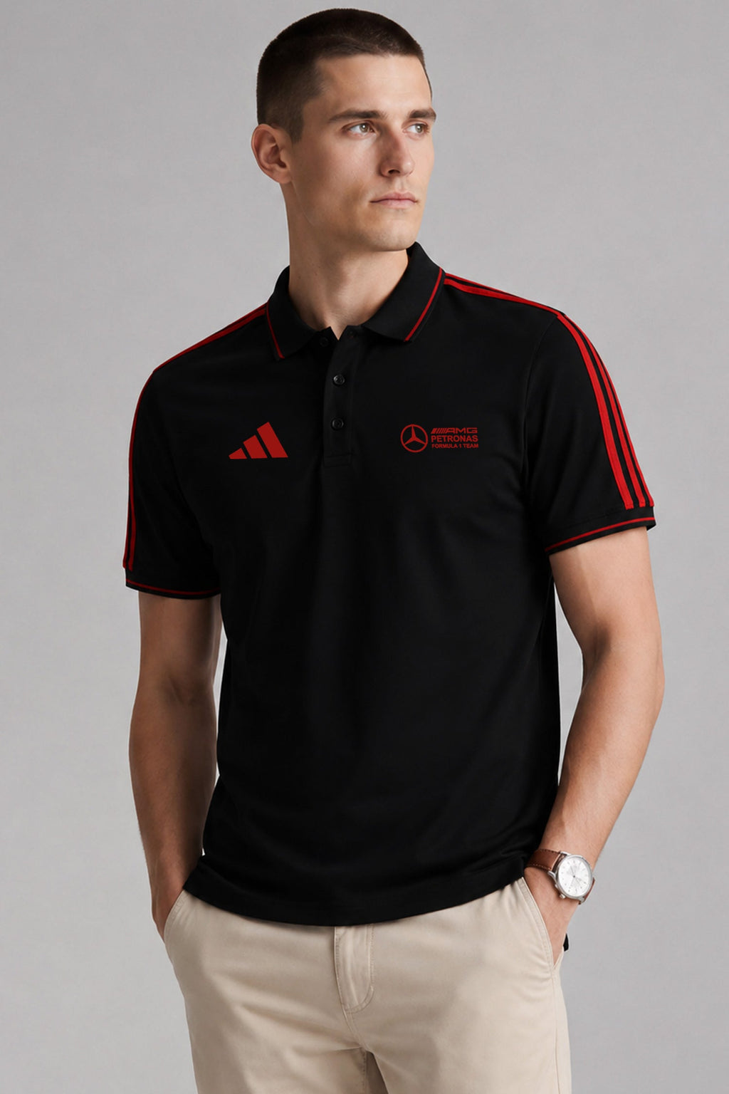 Adds x Mercds F1 Series Men's Imp Polo Shirt