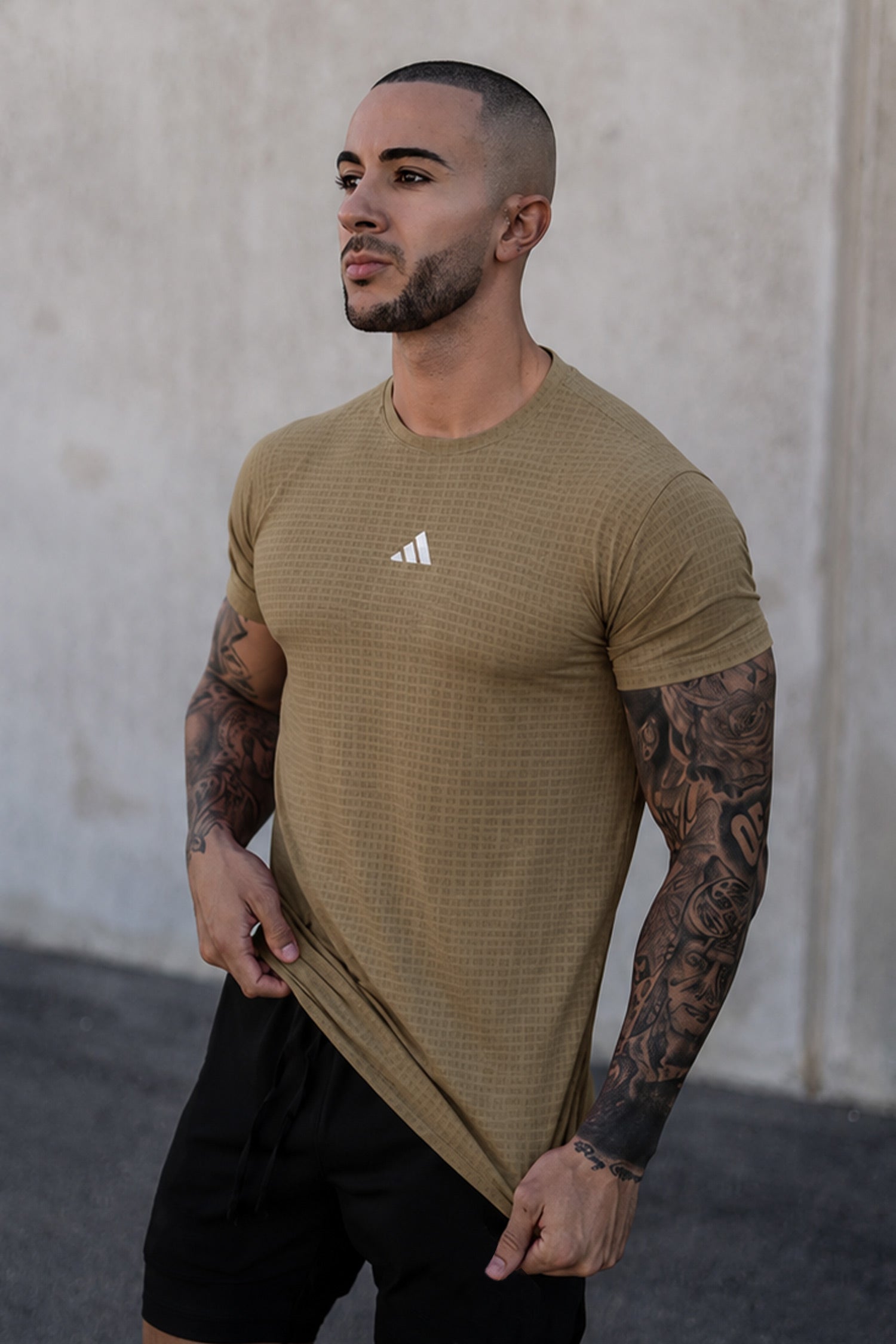 Adds Power 3-Stripes Training Imp Dry-Fit Tee