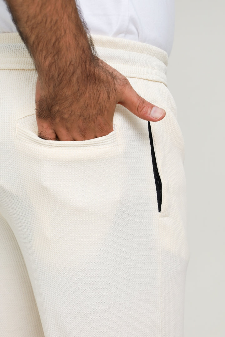 Button & Threads Men's Jet Jacquard Trousers