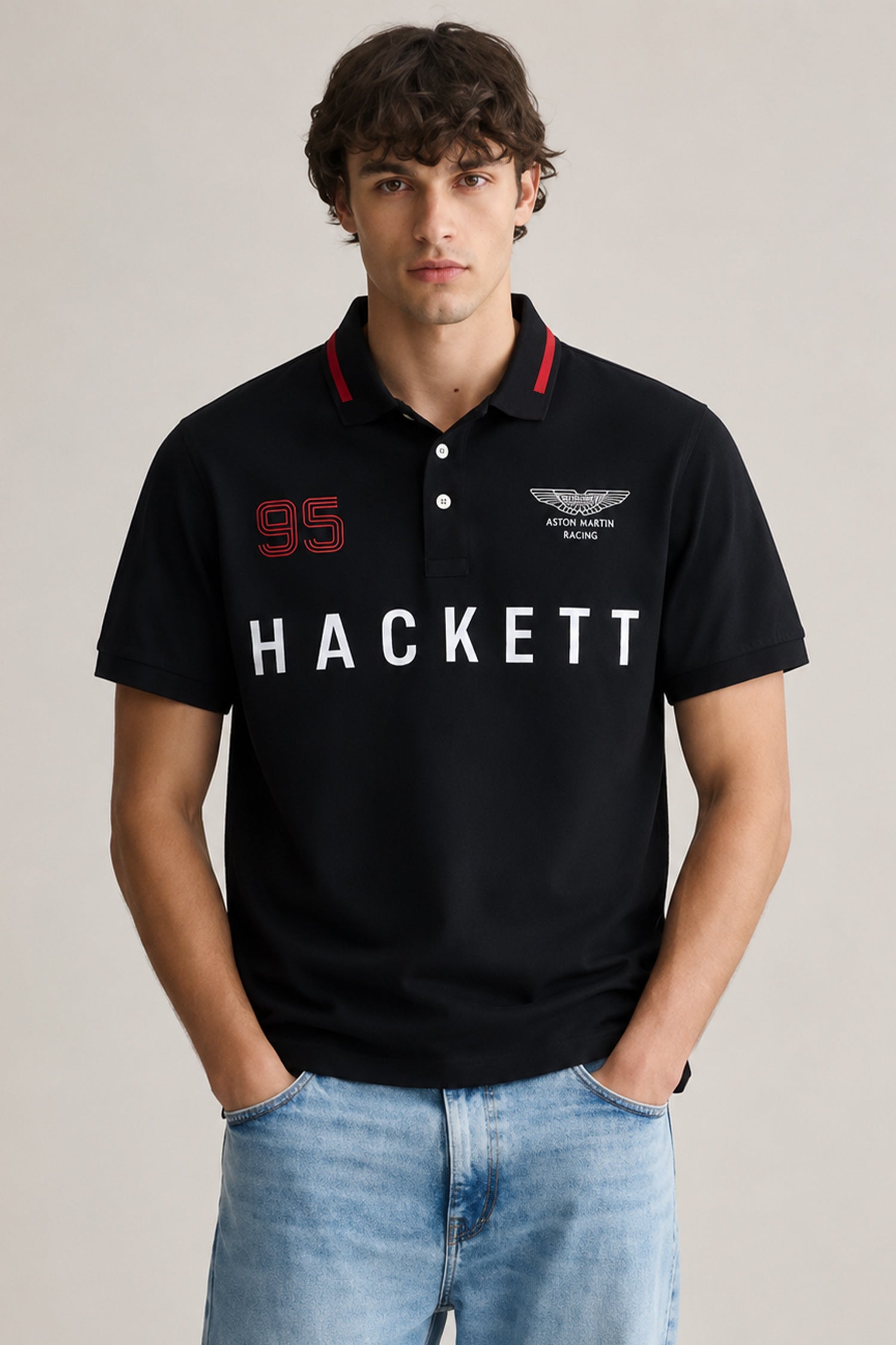 Hcket x Aston Martin Racing Addition Men's Polo Shirt