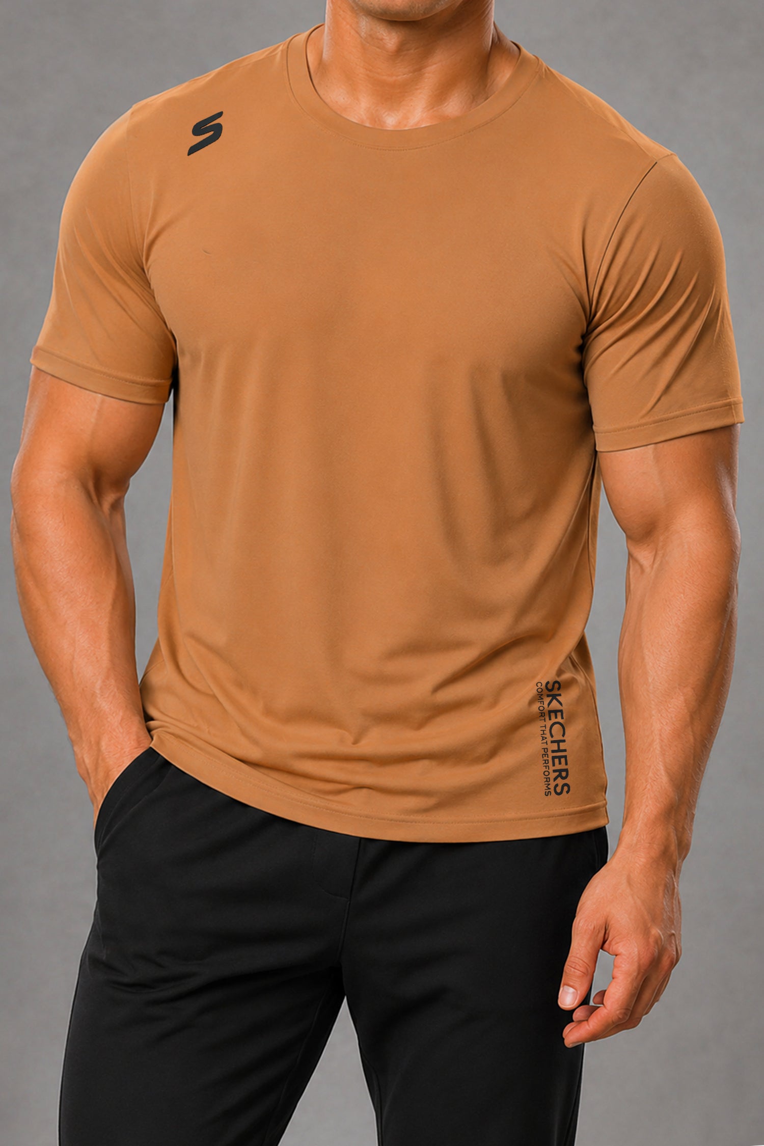 Next  Skip to product information PreviousNext 30% off Skchr Breathable Sweat-Wicking Activewear Dry-Fit Tee