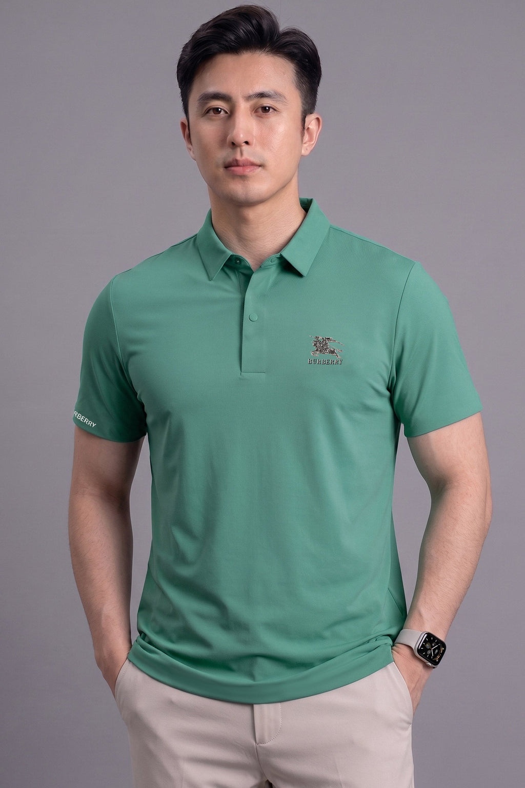 PreviousNext 30% off Burbry Modern Fit Performance Imp Dry-Fit Polo