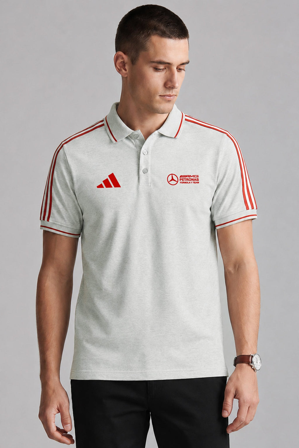 Adds x Mercds F1 Series Men's Imp Polo Shirt