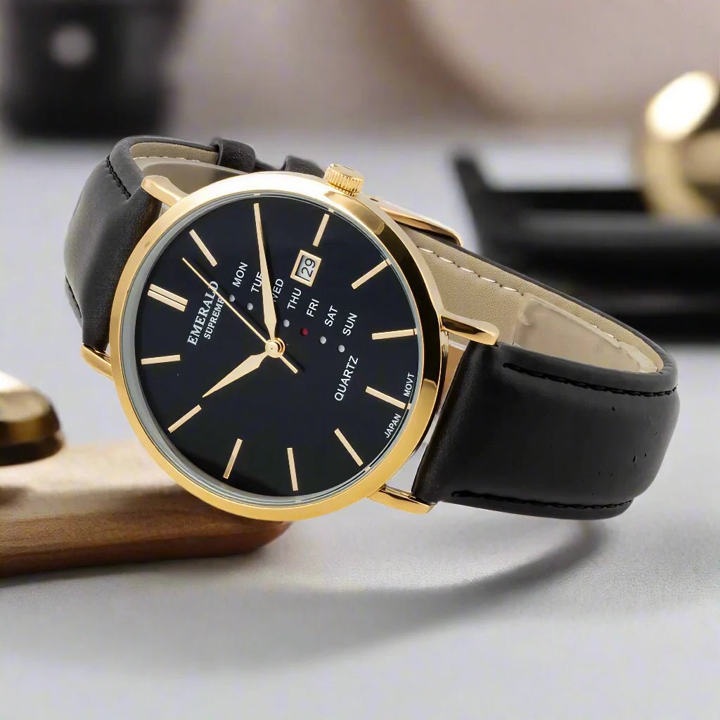 Premium black and gold GAMMA WATCH
