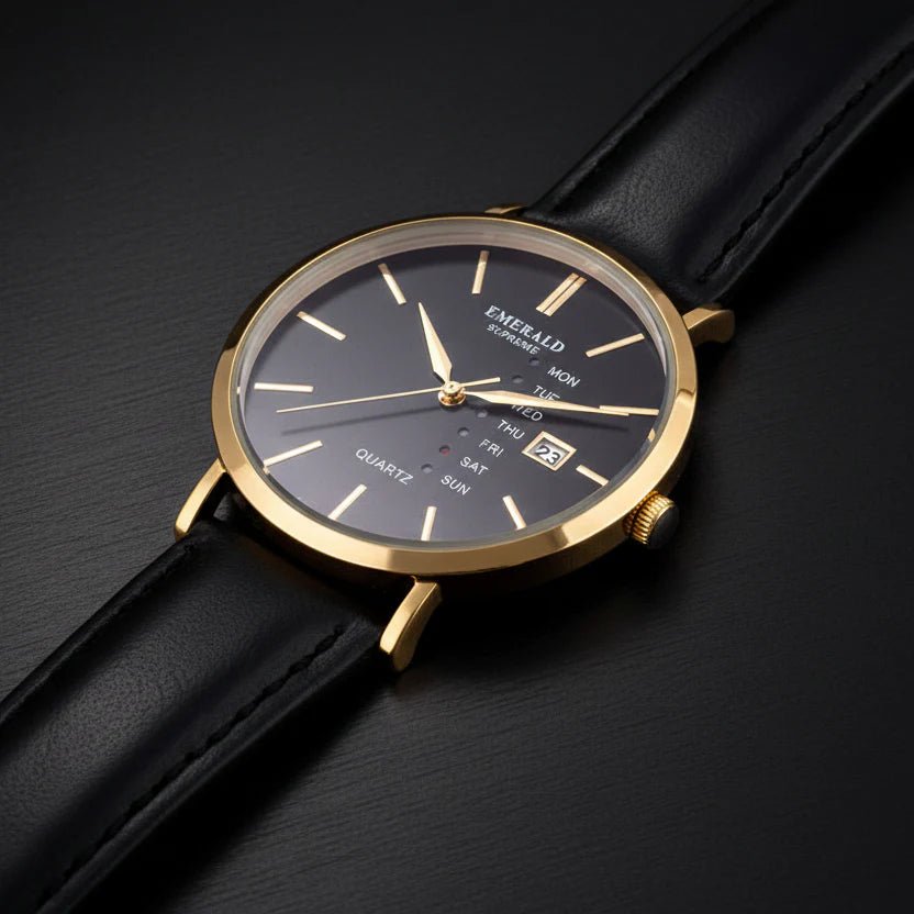 Premium black and gold GAMMA WATCH