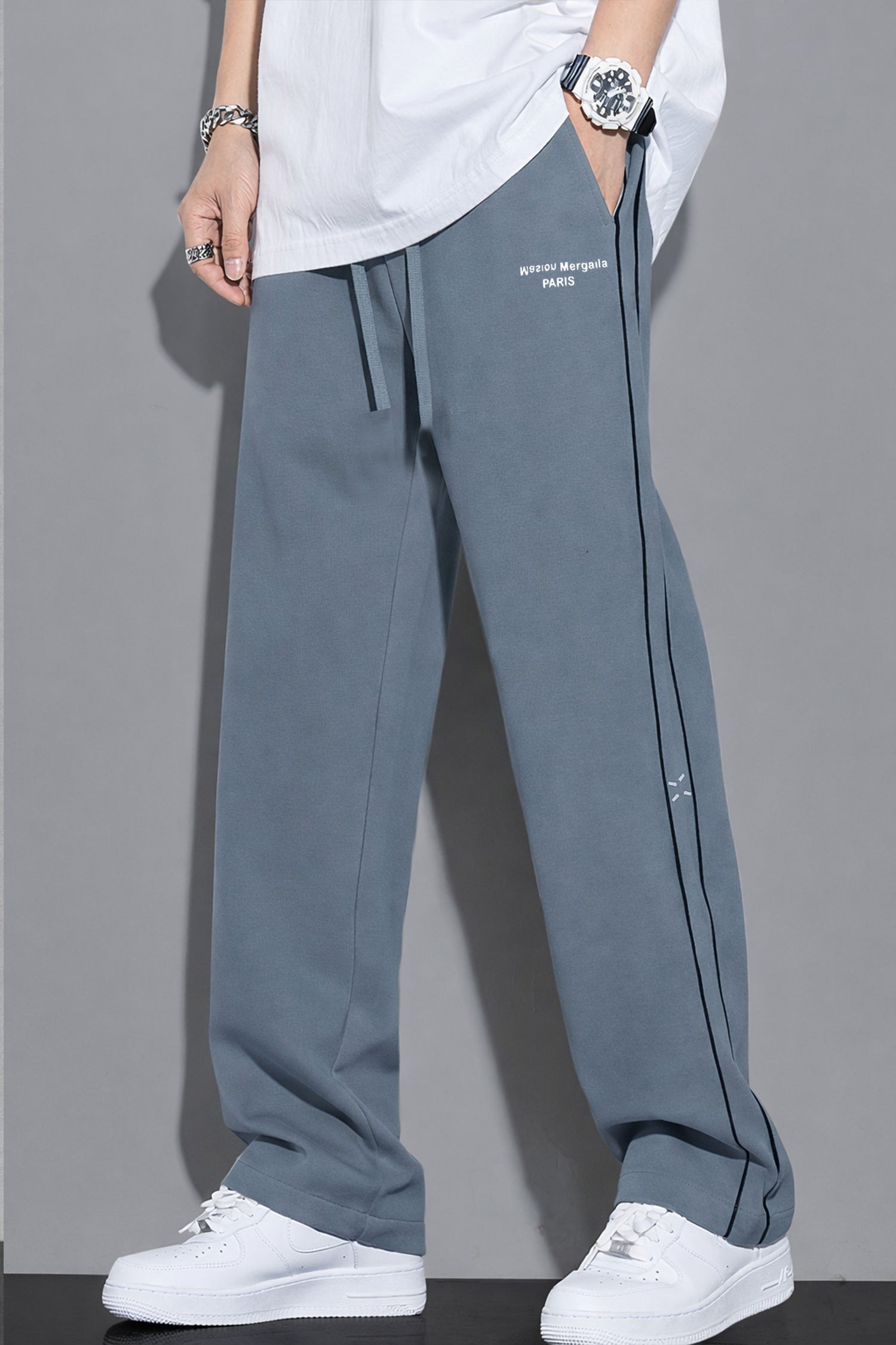 Piping Detailing Loose Bottom Trouser